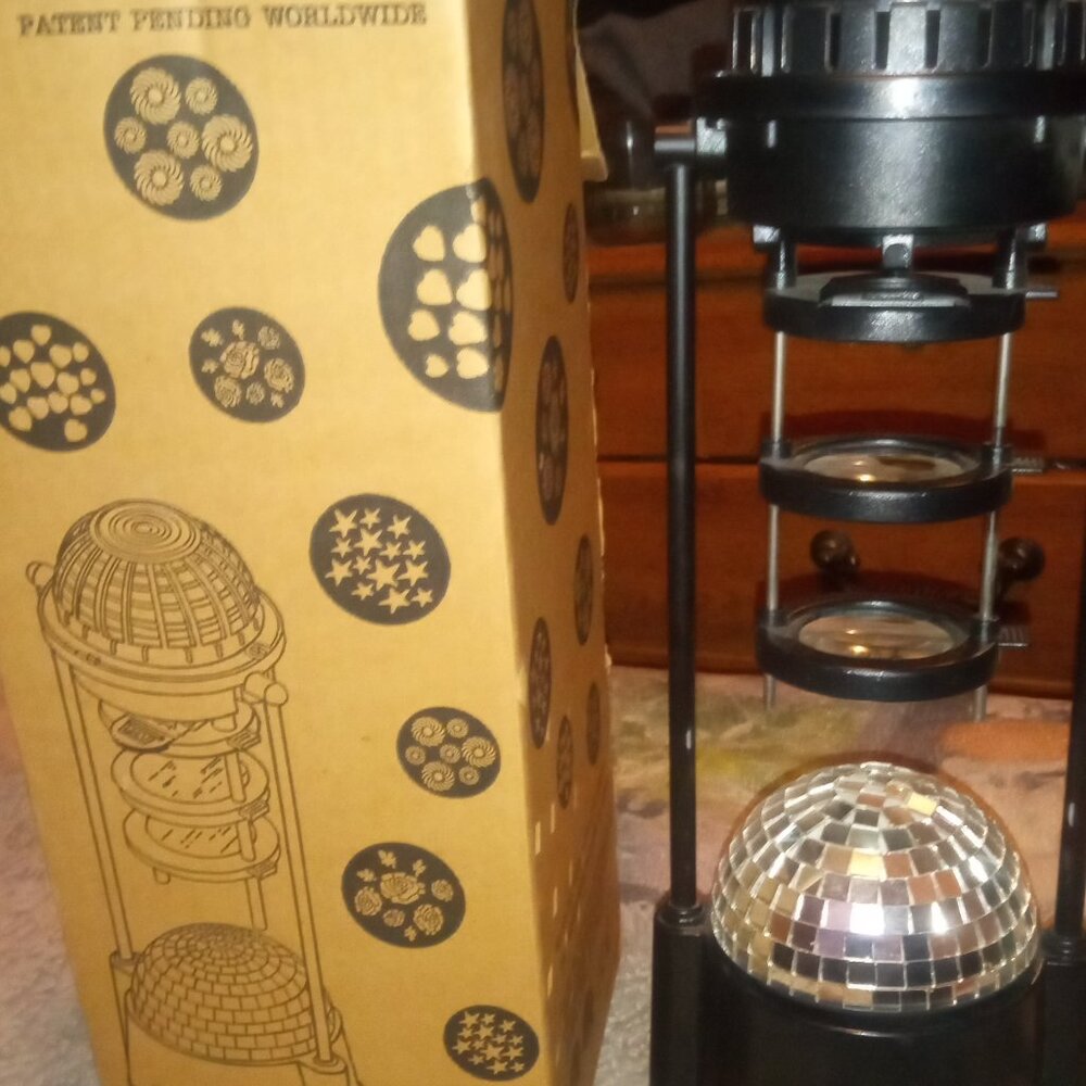 Vintage Party Lamp Rotating Disco Light Stars